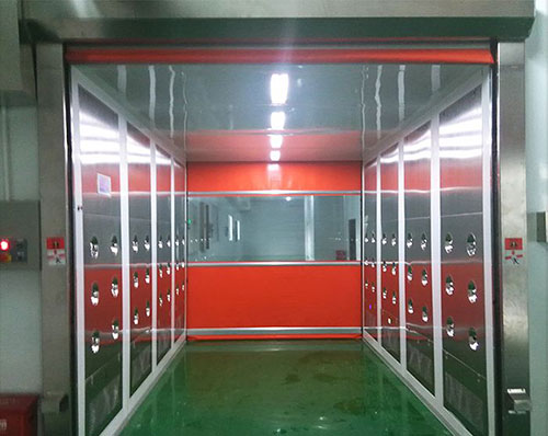 快速卷簾門貨淋室
